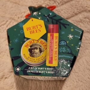 Burt's Bees Hand Salve and Lip Balm Set